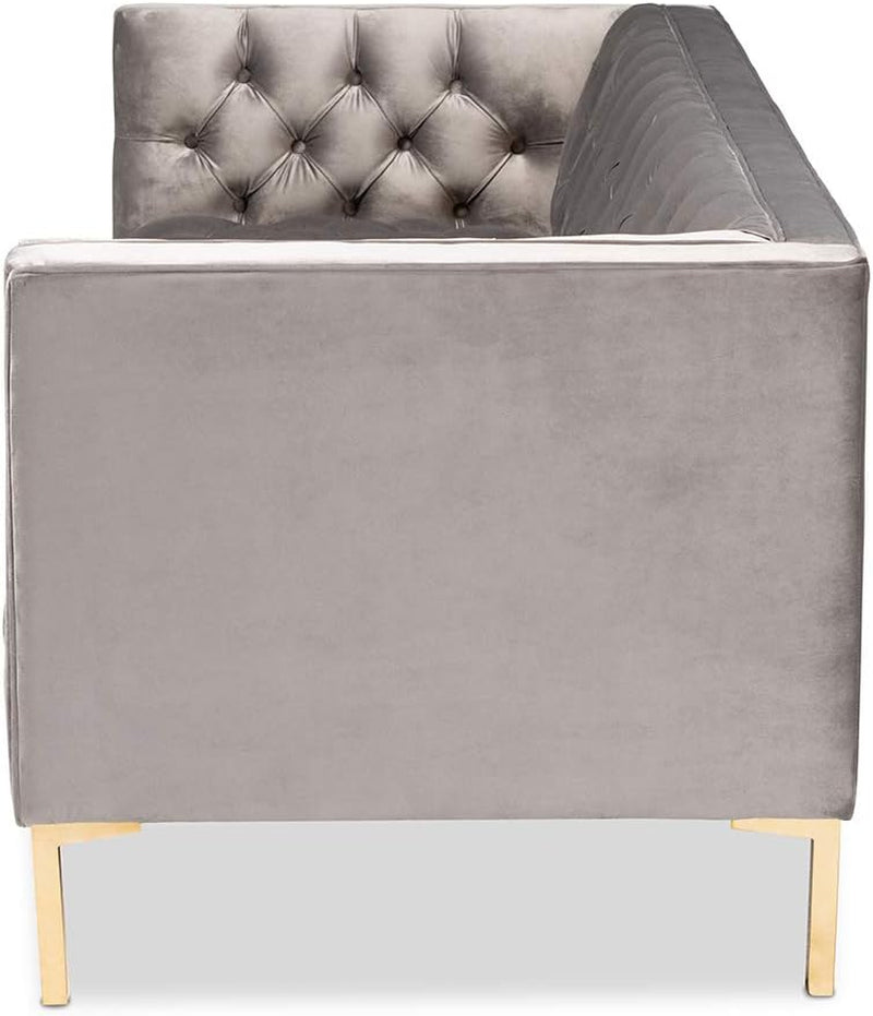 Sofas, Gray/Gold