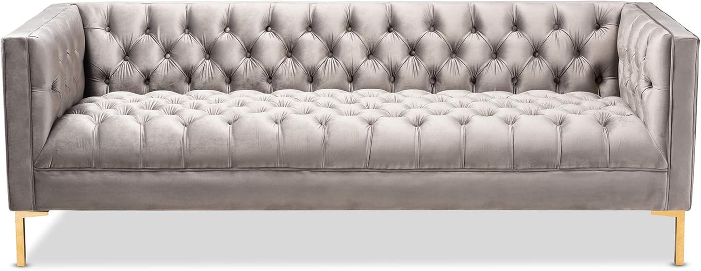 Sofas, Gray/Gold