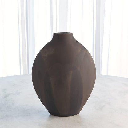 ~Helios Vase-Washed Grey-Sm