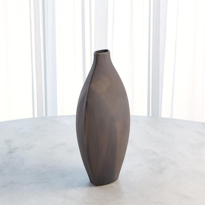 ~Helios Vase-Washed Grey-Sm